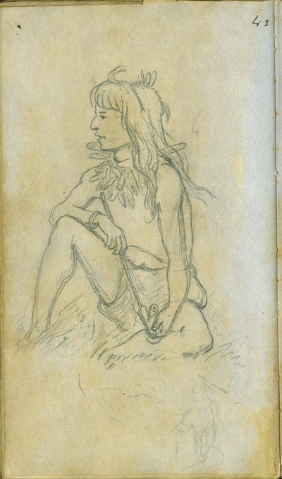 Figure Drawing by Frank Blackwell Mayer